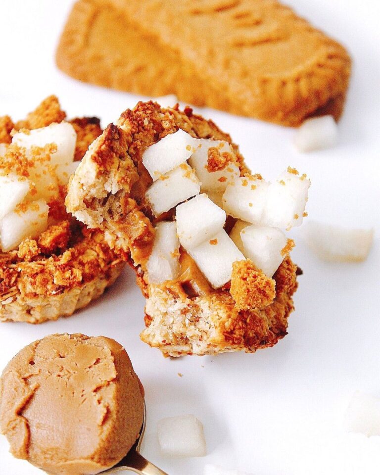 Granola cups poire spéculos Granola cups poire spéculos