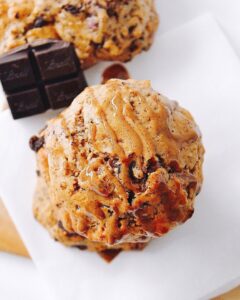 Cookies moelleux bien dodus noisette et chocolat