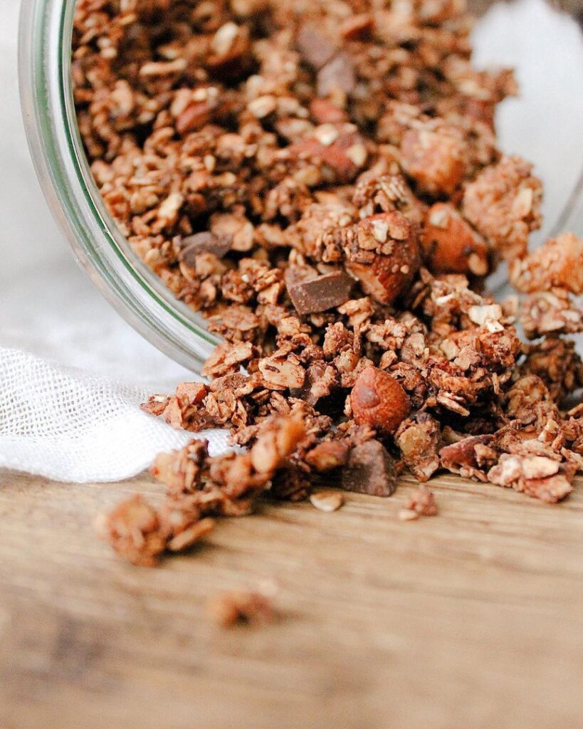 Granola aux noix du Brésil et au chocolat