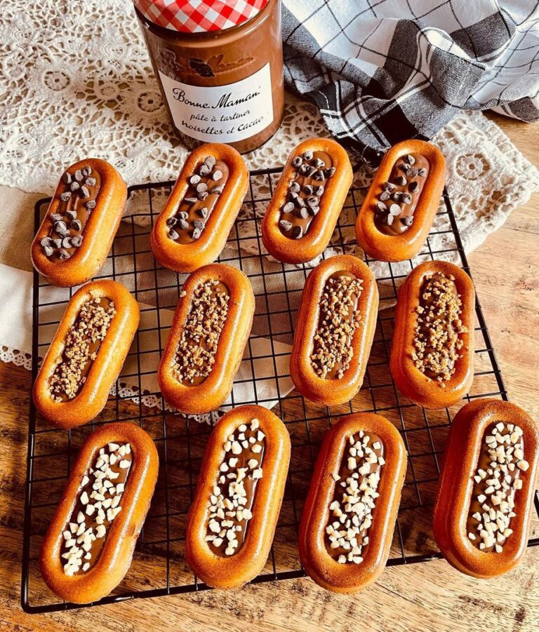 Biscuits barquettes à la pâte à tartiner Biscuits barquettes à la pâte à tartiner