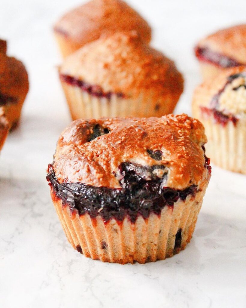 Muffins aux myrtilles