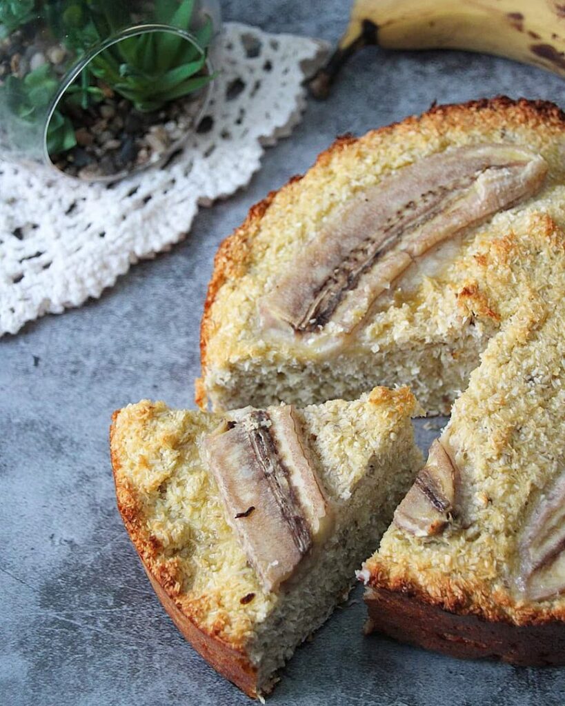 Gâteau banane coco