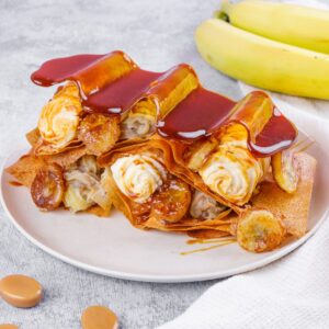 Banana & Caramel Napoleon Pastry