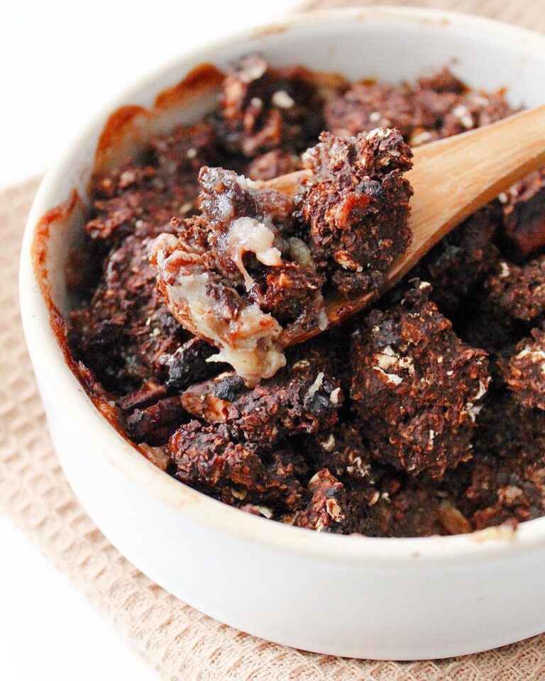 Crumble chocolat banane healthy