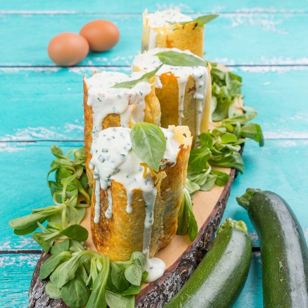 Croque-madame roulé