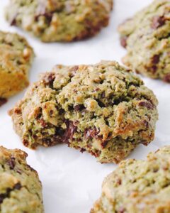 Cookies au chocolat et au Moringa