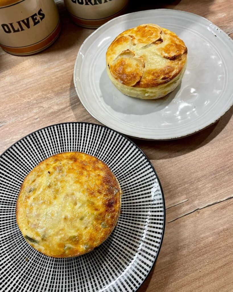 Quiches individuelles sans pate