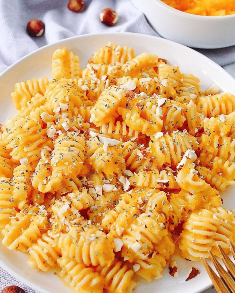 Pasta au potimarron
