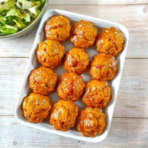 Cake au thon poivrons et tomates