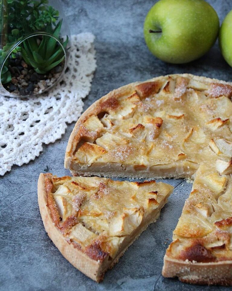 Tarte normande fondante Tarte normande fondante