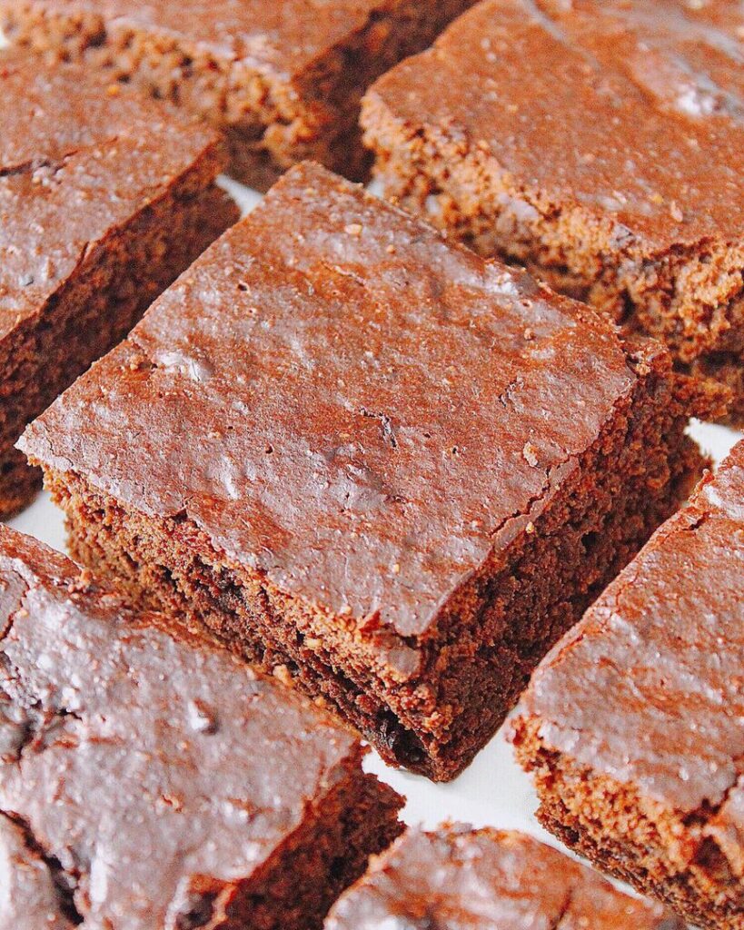 Brownie à la compote de pommes