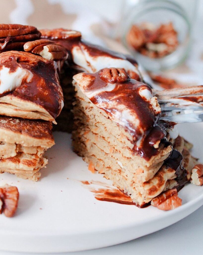 Pancakes à la carotte