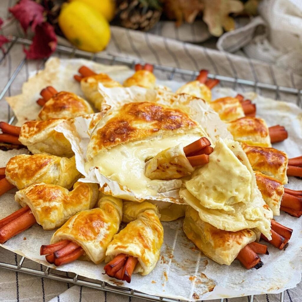 Feuilletés saucisse et fromage