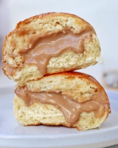 Brioche cœur coulant chocolat blond Brioche cœur coulant chocolat blond