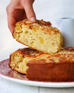 Cake fondant à la pomme & ricotta