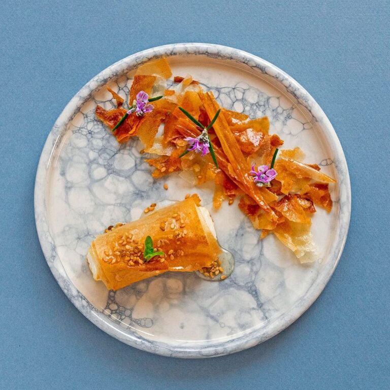 Petites brick de feta au miel Petites brick de feta au miel