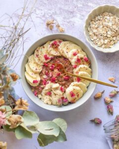 Porridge chocolat rose Porridge chocolat rose
