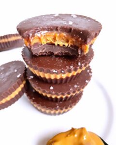Chocolats à la purée de noisette et miel