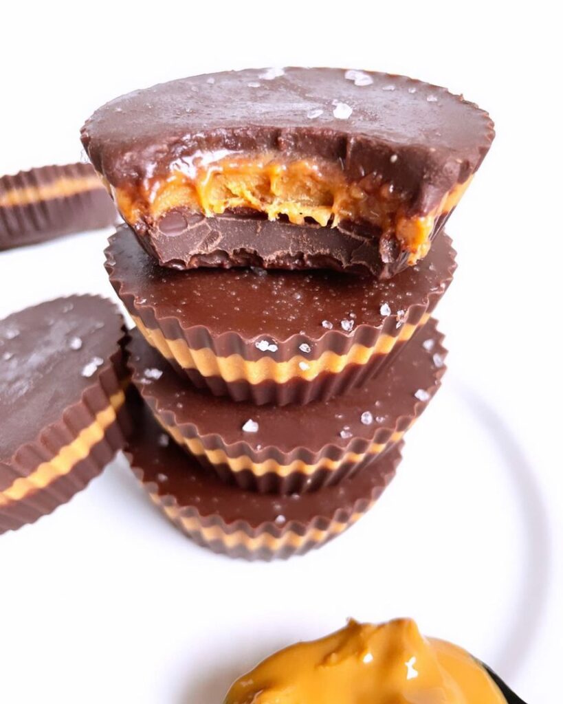 Chocolats à la purée de noisette et miel
