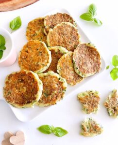 Galettes de courgettes et parmesan Galettes de courgettes et parmesan