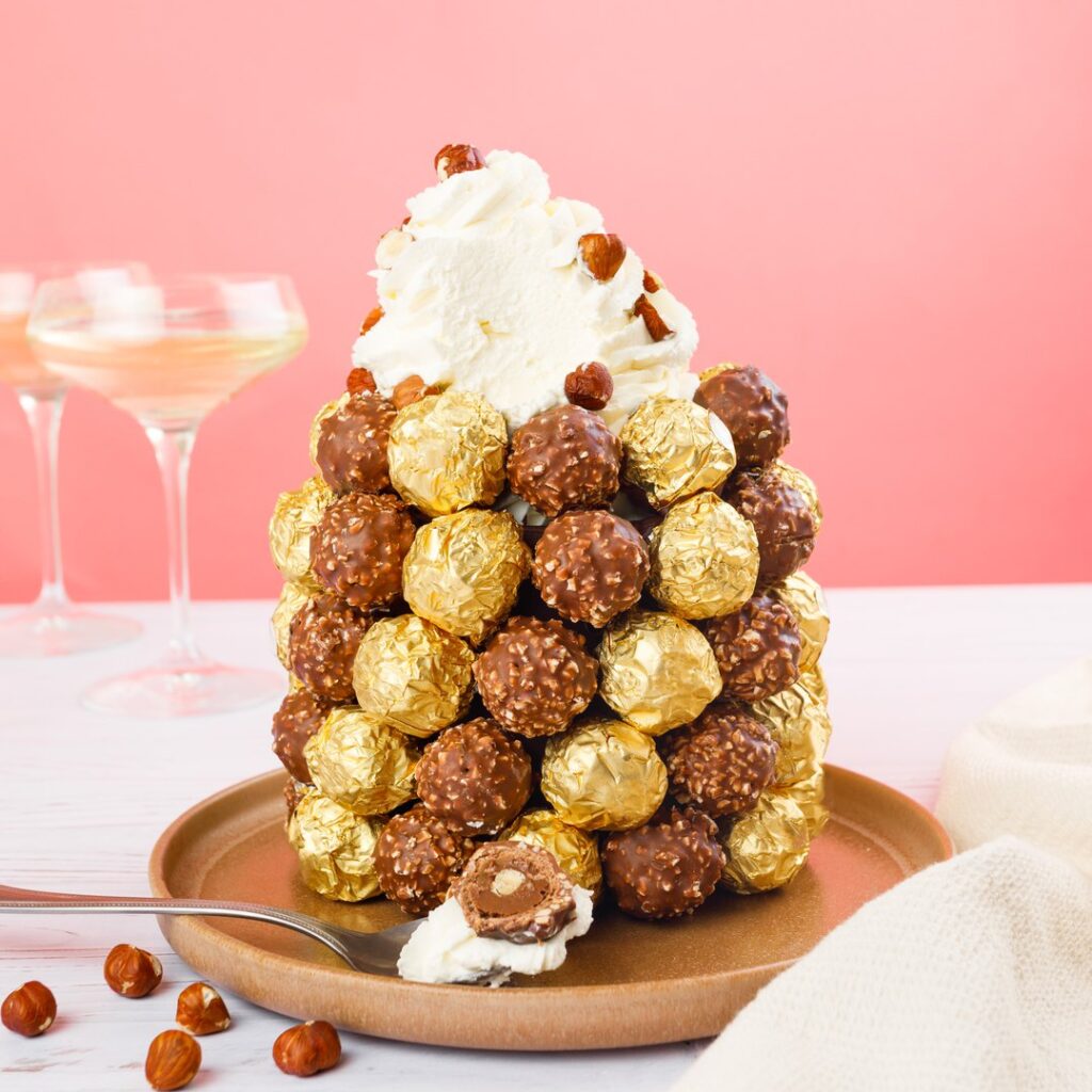 Mousse au chocolat festive