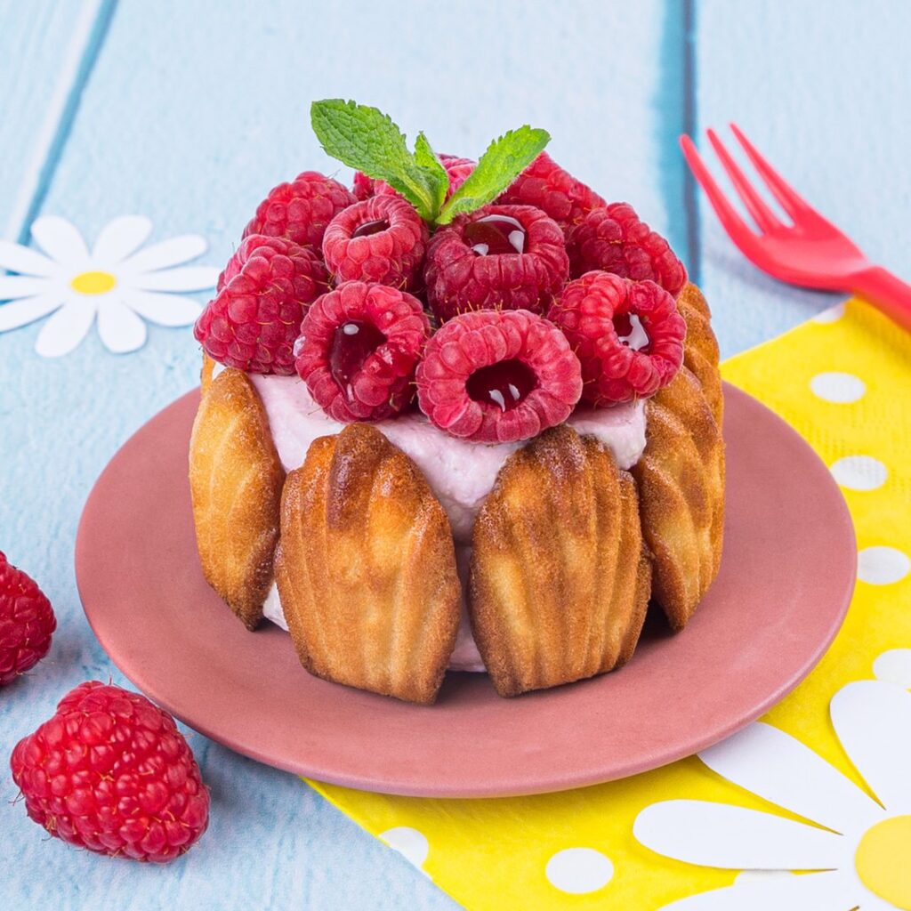 Mini-charlotte à la framboise