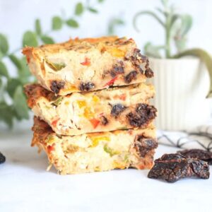 Clafouti poivron & poulet