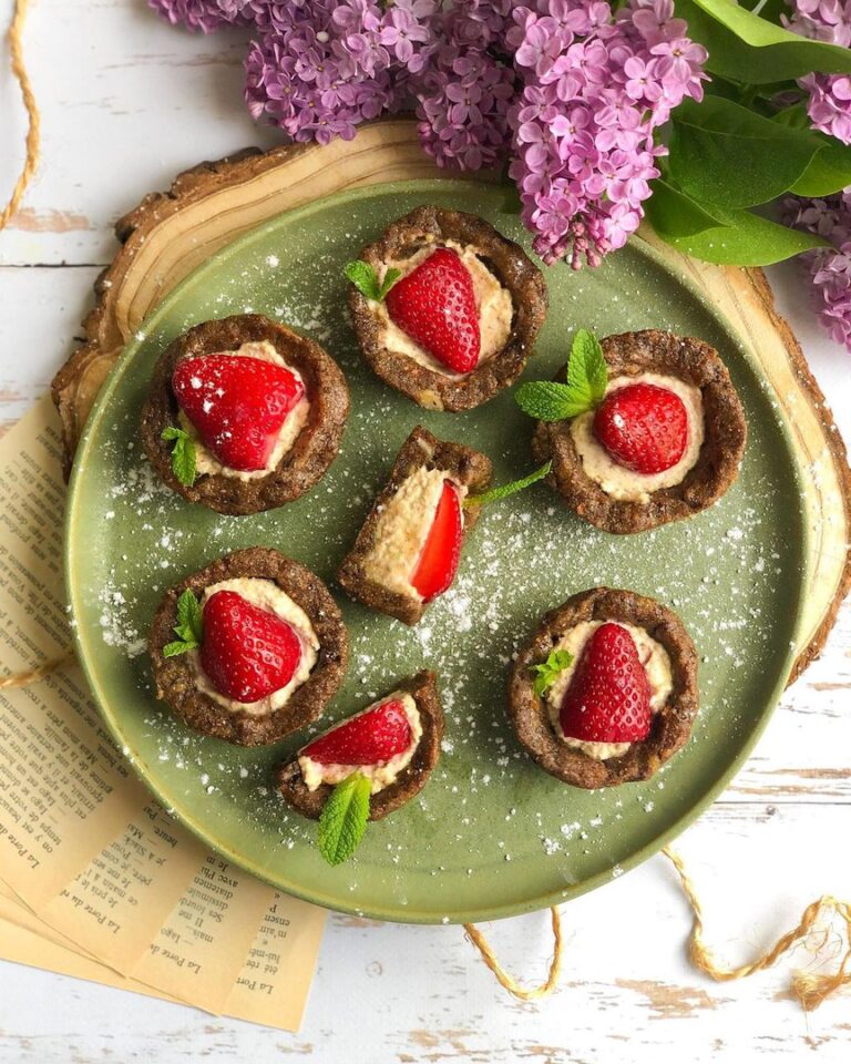 Tartelettes crues a la fraise