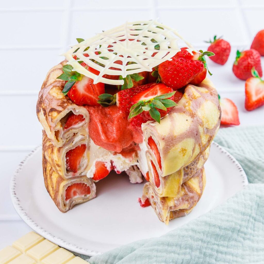 Le fraisier de crêpes