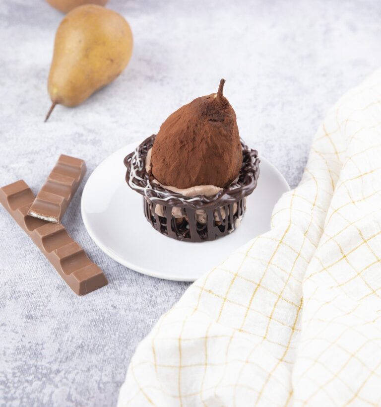 Mousse de chocolate rendado