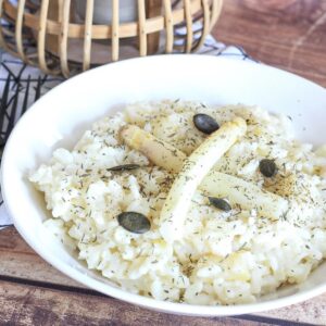 Risotto asperges & gorgonzola Risotto asperges & gorgonzola