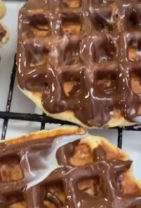 Gaufres liégeoises au chocolat