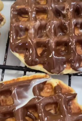 Gaufres liégeoises au chocolat