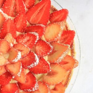 Tarte aux amandes et fraises Tarte aux amandes et fraises