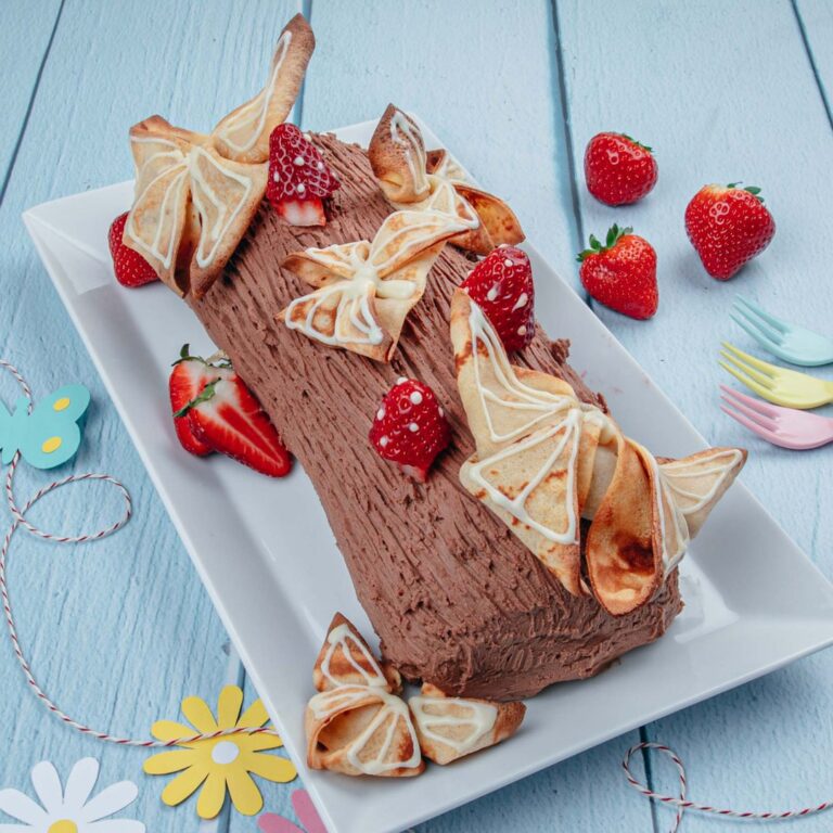 Le roulé de crêpes papillon Le roulé de crêpes papillon