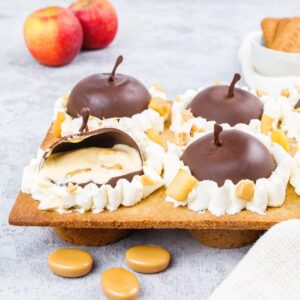 Maçã de chocolate