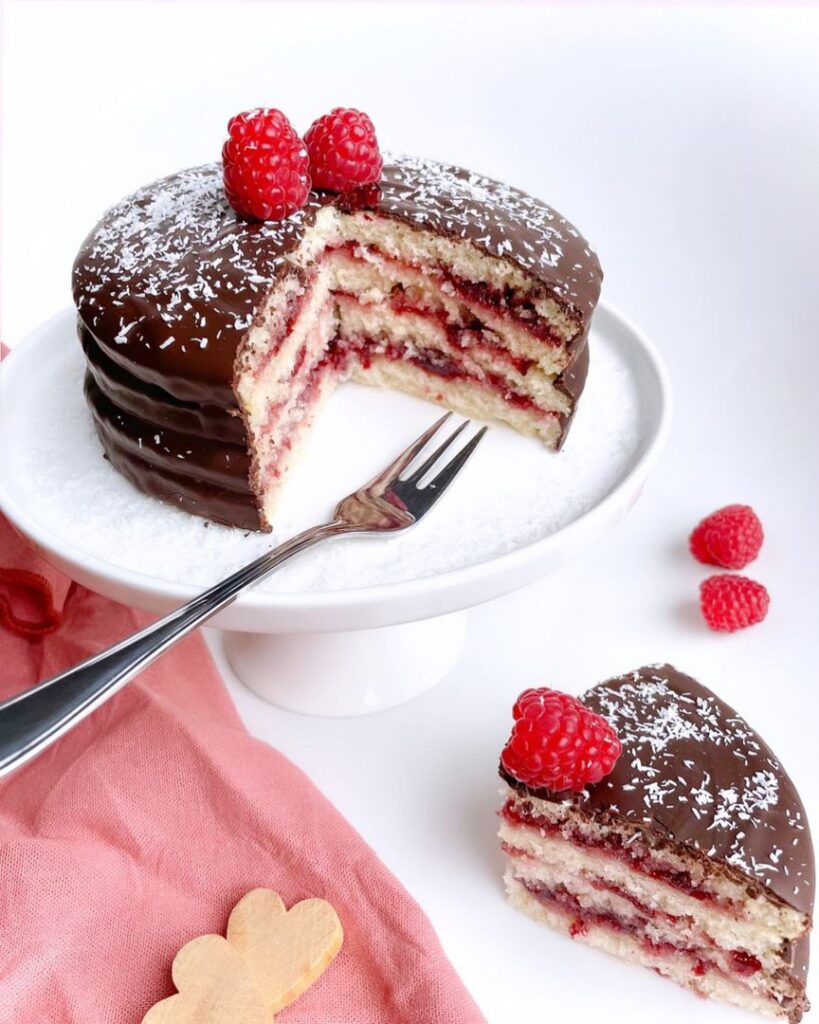 Gâteau au chocolat et à la confiture