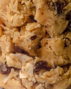 Pâte à cookie à la noix de coco
