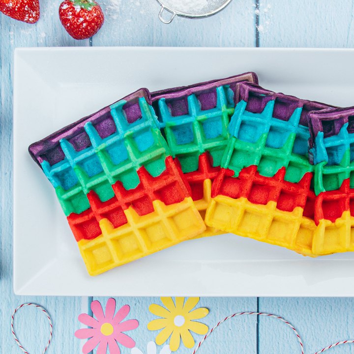 The Rainbow Waffles