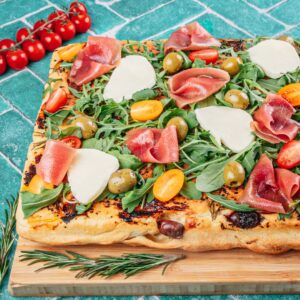 Focaccia végétarienne à l’italienne