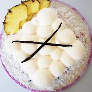 Entremet ananas vanille et coco Entremet ananas vanille et coco