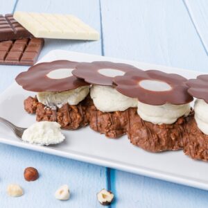 Flores de chocolate!
