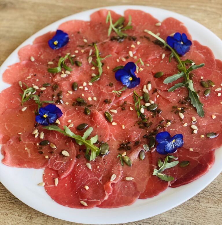 Carpaccio de boeuf