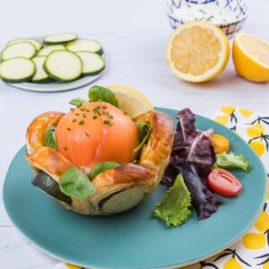 Lachs, Zucchini und Philadelphia-Käse