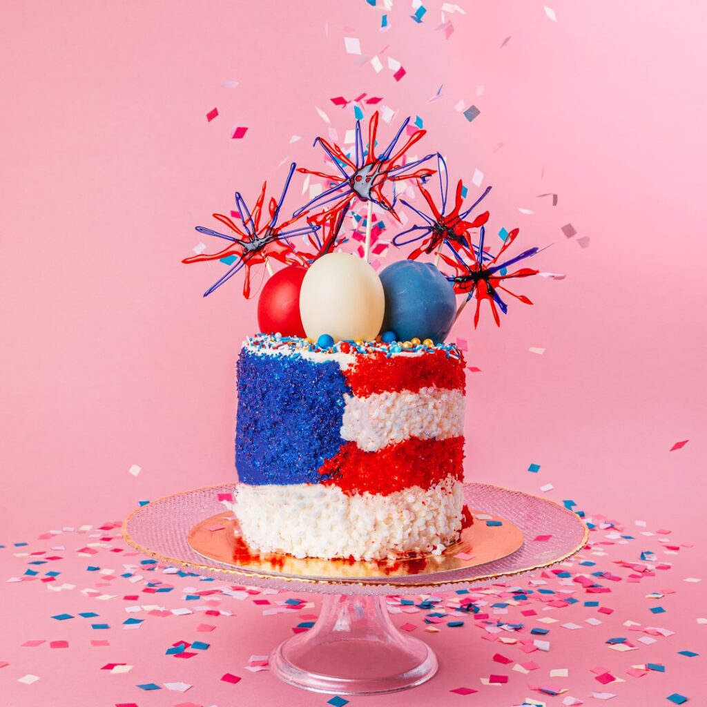 4th of July Funfetti Cake