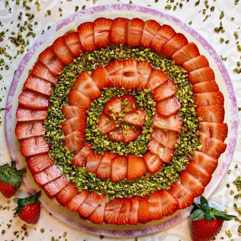 Tarte aux Fraises et Pistache