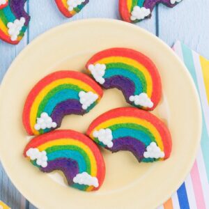 Rainbow In The Clouds Cookies Rainbow In The Clouds Cookies