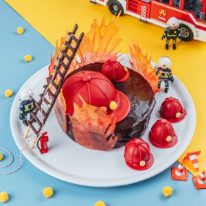 Le gâteau au chocolat des pompiers Le gâteau au chocolat des pompiers