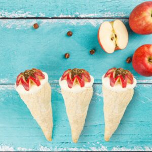 Helado con manzana!