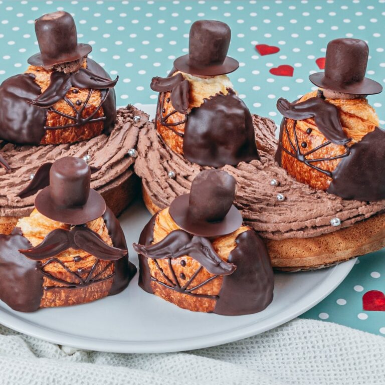 Pãozinho de chocolate elegante